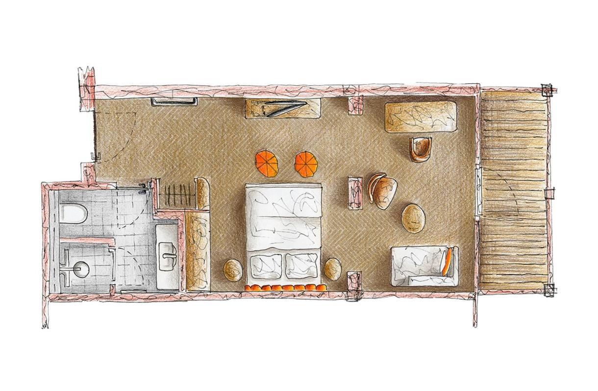 Das James Flensburg Exteriér fotografie A floorplan of a typical 19th-century apartment in Paris